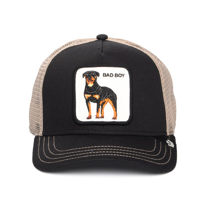 Goorin Bad Boy Trucker Cap - Schwarz-Beige