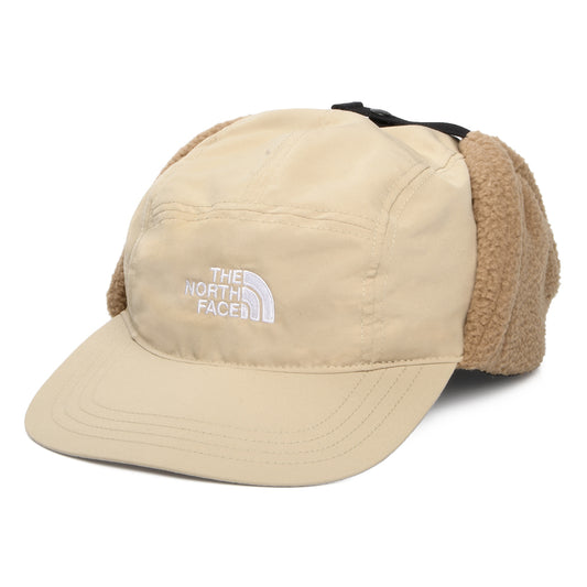 The North Face Yumiori Wasserabweisender 5 Paneelen Cap mit Ohrenklappen - Khaki-Hellbraun