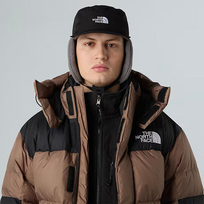 The North Face Yumiori Wasserabweisender 5 Paneelen Cap mit Ohrenklappen - Schwarz-Grau