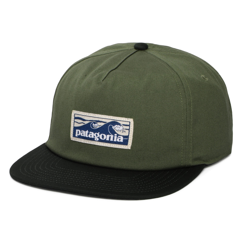 Patagonia Boardshort Label Funfarer Baseball Cap aus organischer Baumwolle - Grün