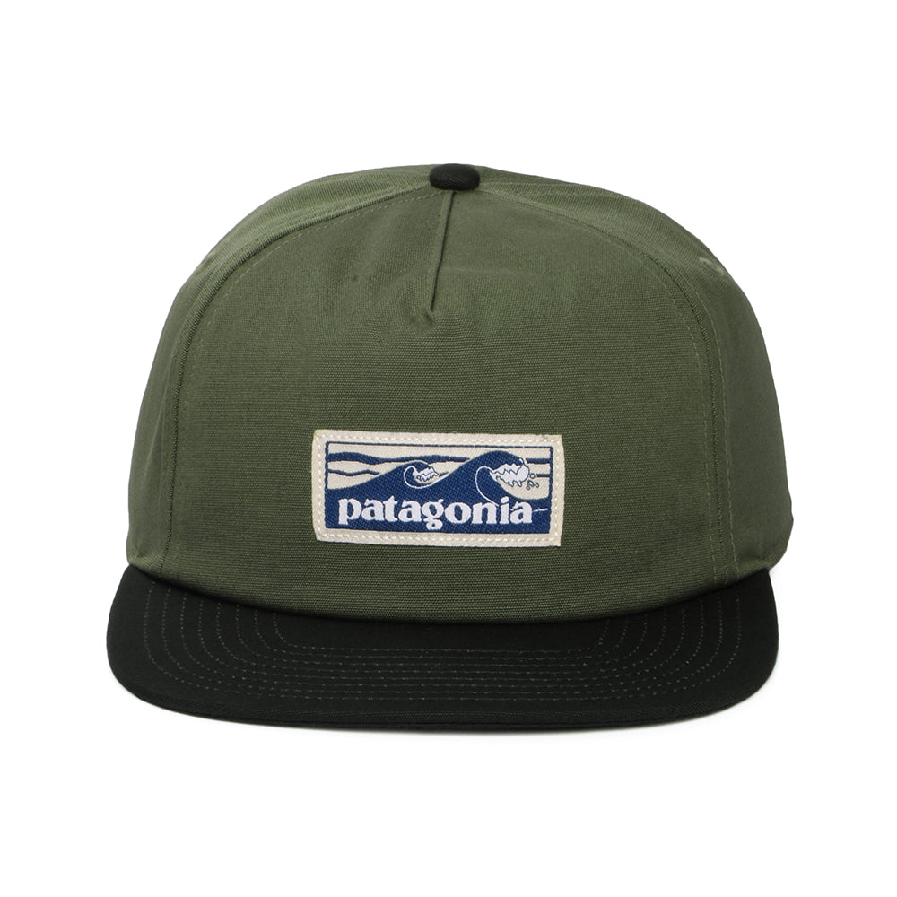 Patagonia Boardshort Label Funfarer Baseball Cap aus organischer Baumwolle - Grün