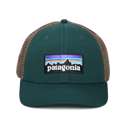 Patagonia P-6 Logo Trucker Cap aus organischer Baumwolle - Dunkelgrün