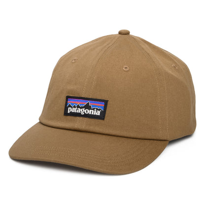 Patagonia P-6 Label Trad Baseball Cap aus organischer Baumwolle - Braun