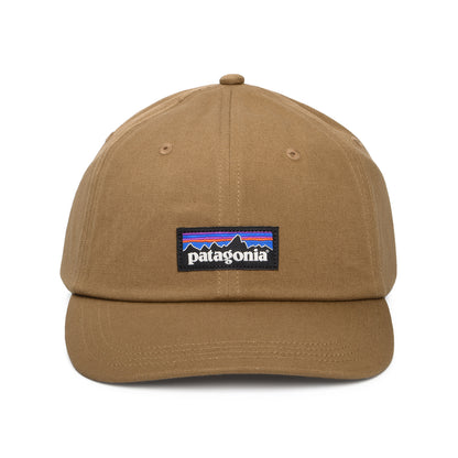 Patagonia P-6 Label Trad Baseball Cap aus organischer Baumwolle - Braun