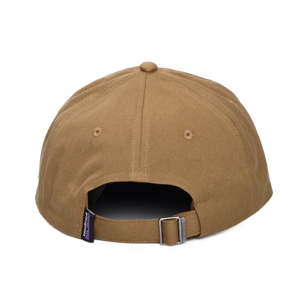 Patagonia P-6 Label Trad Baseball Cap aus organischer Baumwolle - Braun