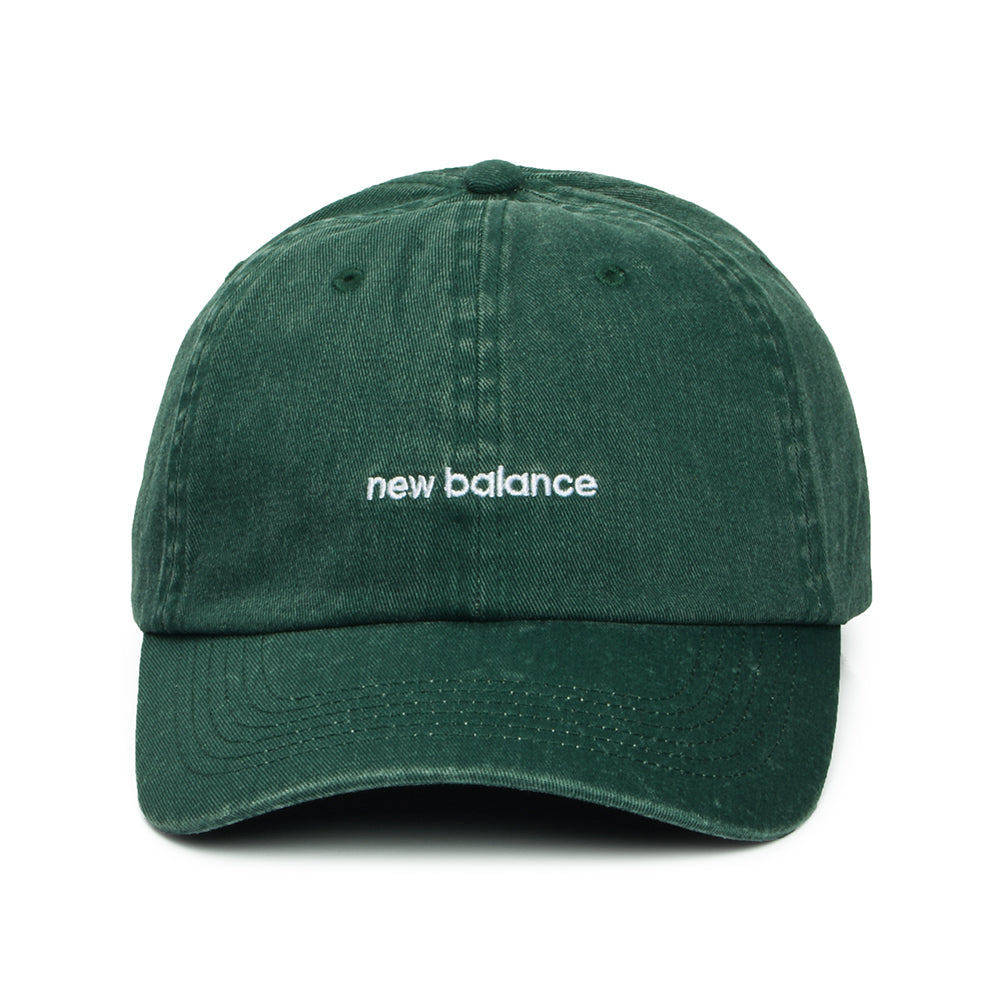 New Balance Linear Logo Baseball Cap - Verwaschenes Grün