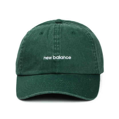 New Balance Linear Logo Baseball Cap - Verwaschenes Grün
