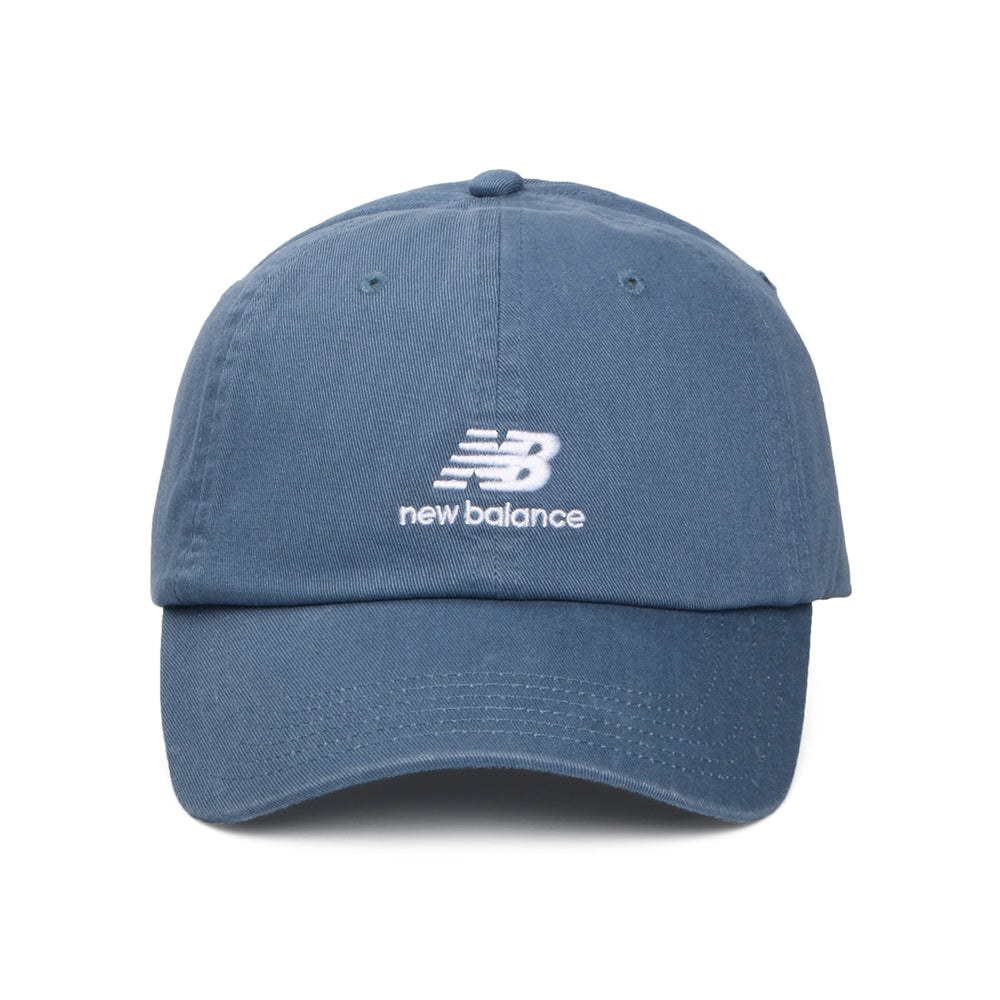 New Balance Flying NB Stacked Logo Baseball Cap - Verwaschenes Blau