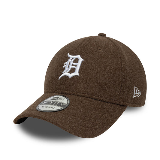 New Era 9FORTY Detroit Tigers Baseball Cap - MLB Melton - Braun-Weiß