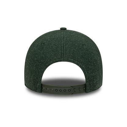 New Era 9FORTY L.A. Dodgers Baseball Cap - MLB Melton - Dunkelgrün-Weiß