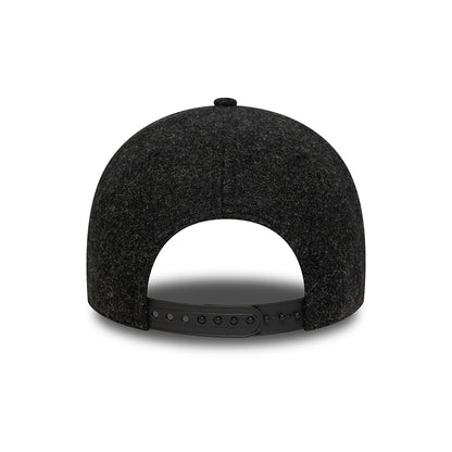 New Era 9FORTY New York Yankees Baseball Cap - MLB Melton - Schwarz-Weiß