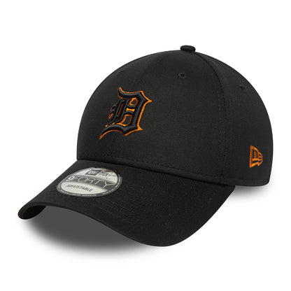 New Era 9FORTY Detroit Tigers Baseball Cap - MLB Team Outline - Schwarz-Toffee