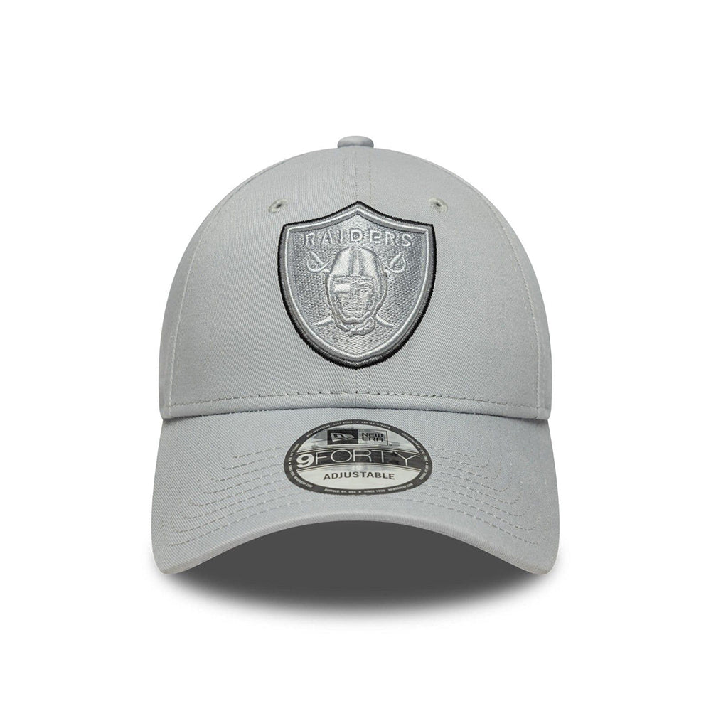 New Era 9FORTY Las Vegas Raiders Baseball Cap - NFL Team Outline - Grau-Graphitgrau