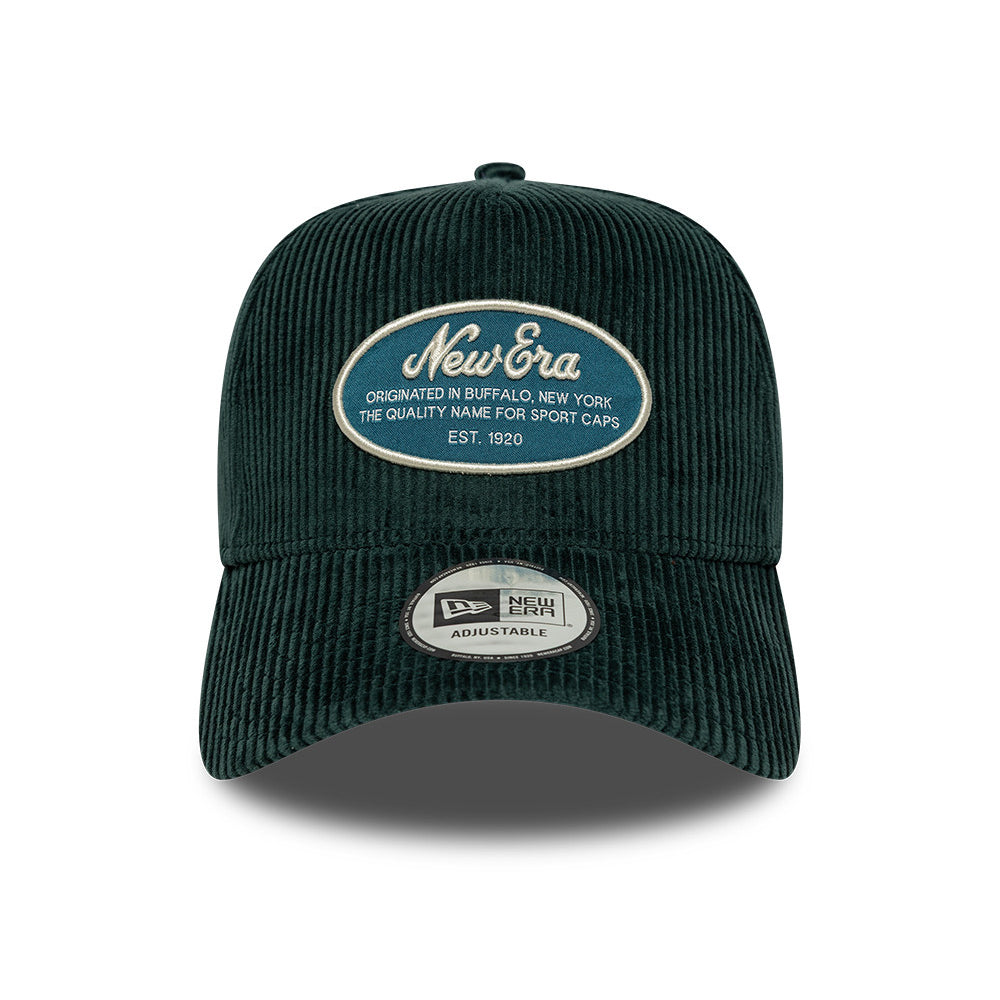 New Era 9FORTY A-Frame Snapback Cap - NE Patch Cord - Tiefes Türkis