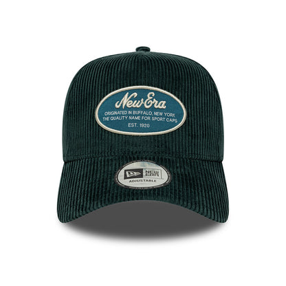 New Era 9FORTY A-Frame Snapback Cap - NE Patch Cord - Tiefes Türkis