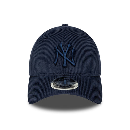 New Era 9FORTY New York Yankees Baseball Cap - MLB Cord - Marineblau