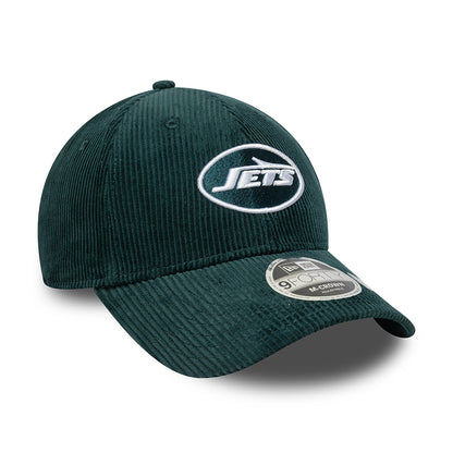 New Era 9FORTY New York Jets Baseball Cap - NFL Cord - Tiefes Türkis