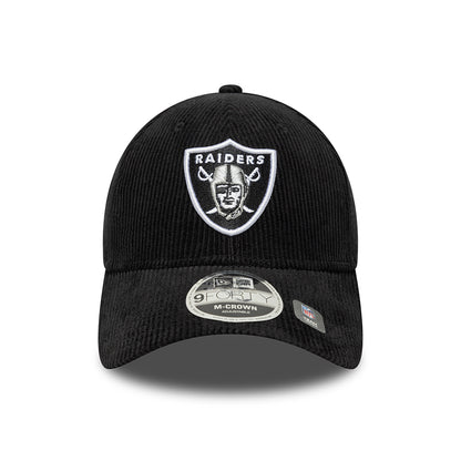 New Era 9FORTY Las Vegas Raiders Baseball Cap - NFL Cord - Schwarz
