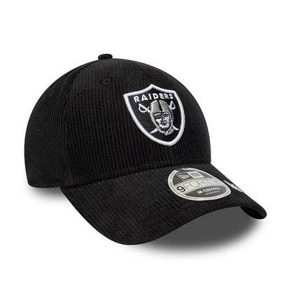 New Era 9FORTY Las Vegas Raiders Baseball Cap - NFL Cord - Schwarz