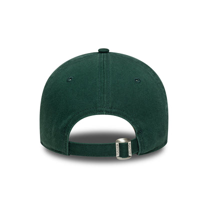 New Era 9TWENTY Oakland Athletics Baseball Cap - MLB Mini Washed - Dunkelgrün-Weiß