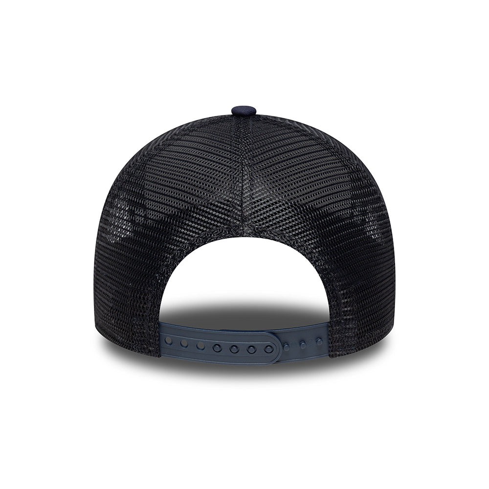 New Era A-Frame Trucker Cap - NE Patch - Marineblau