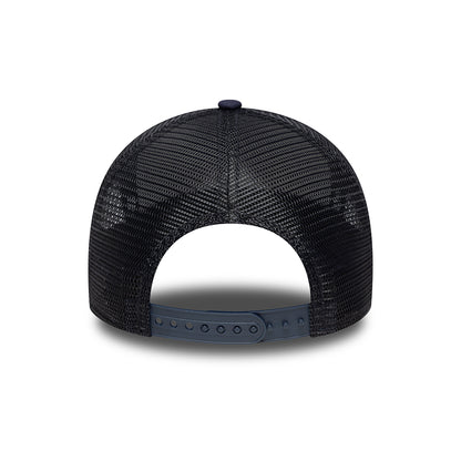 New Era A-Frame Trucker Cap - NE Patch - Marineblau