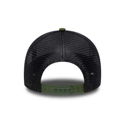 New Era A-Frame Trucker Cap - NE Patch - Moosgrün
