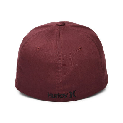 Hurley One & Only Flexfit Baseball Cap - Tiefrot