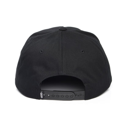 Vans Drop V Log Curved Brim Snapback Cap - Schwarz-Weiß