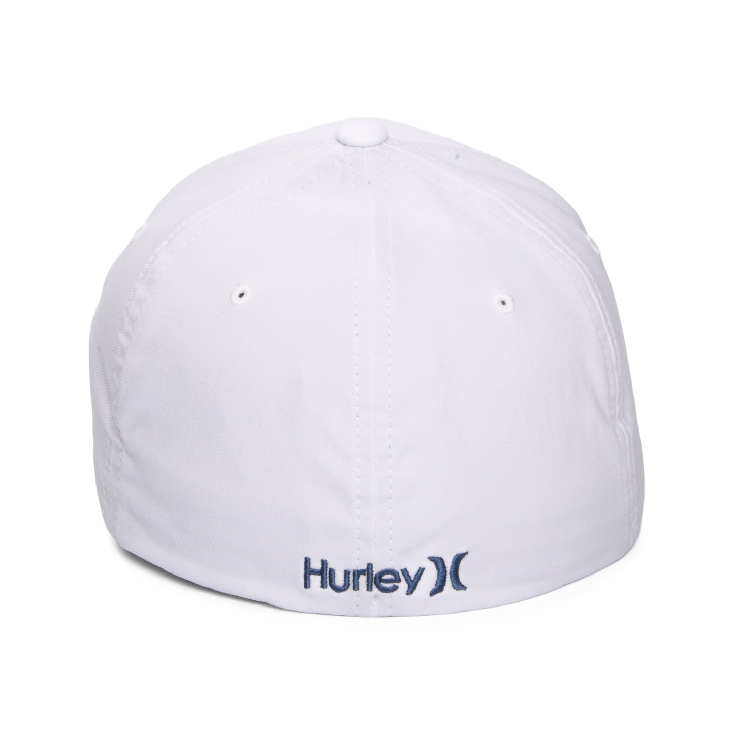 Hurley H2O-Dri One & Only Flexfit Baseball Cap - Weiß-Schieferblau