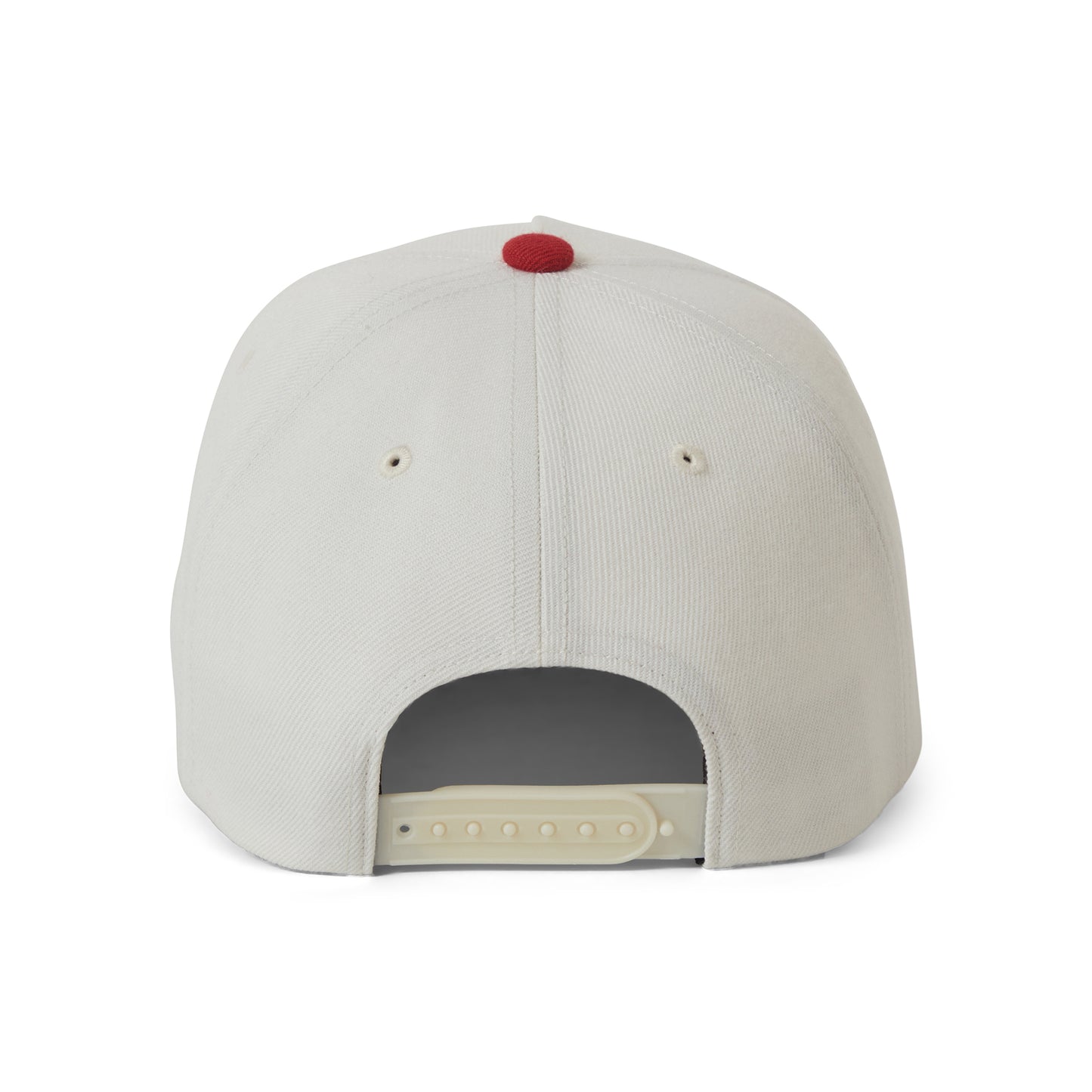 Brixton Crest C NetPlus MP Snapback Cap - Cremeweiß-Rot