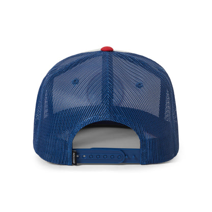 Brixton Oath MP Trucker Cap - Weiß-Rot-Blau