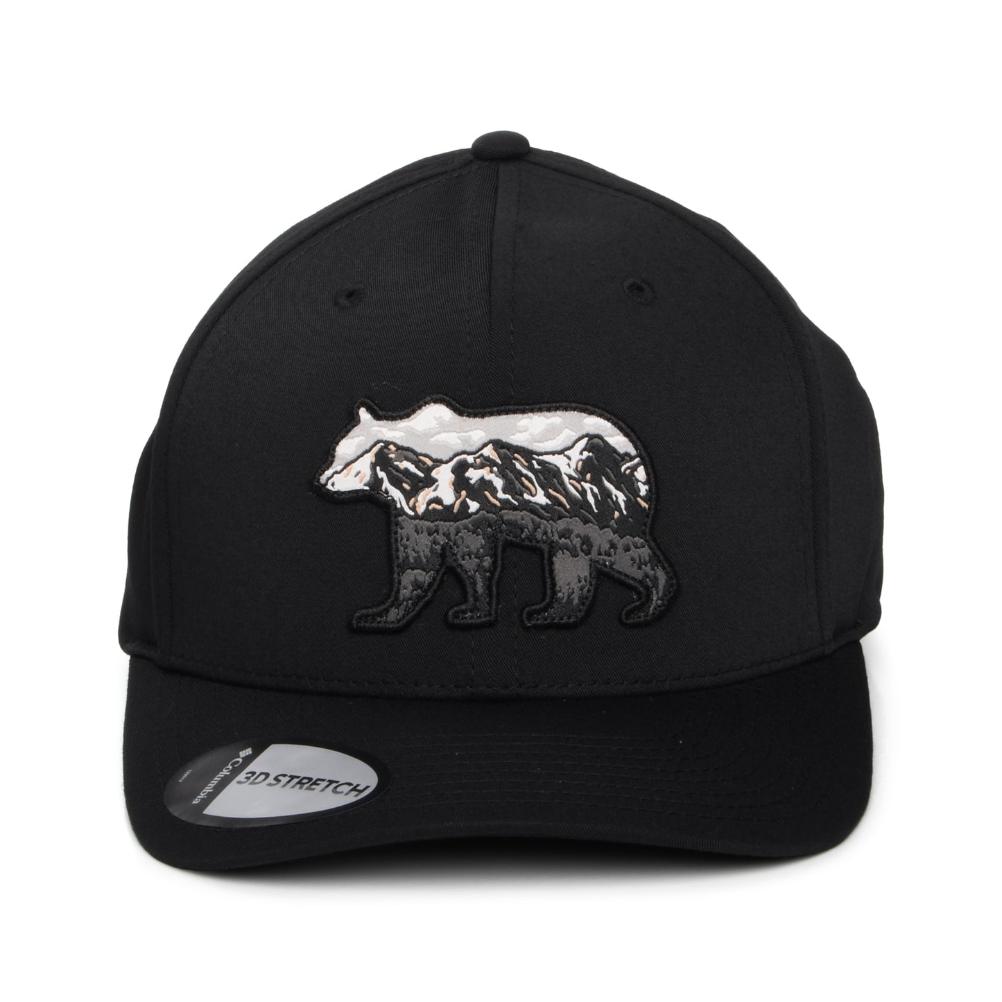 Columbia Scenic Stroll Lost Lager 3D Stretch Flexfit Snapback Cap - Schwarz