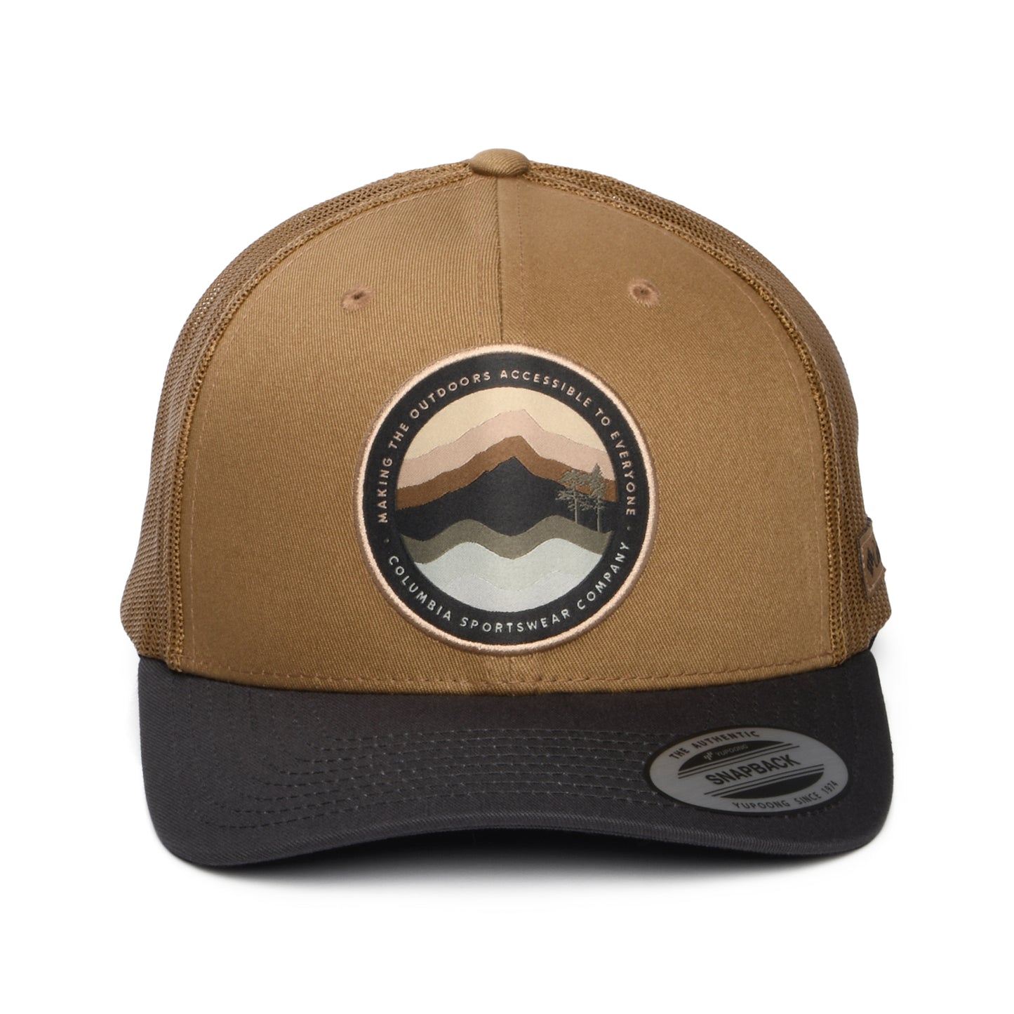 Columbia Circular Landscape Mesh Trucker Cap - Wüstensand-Anthrazit