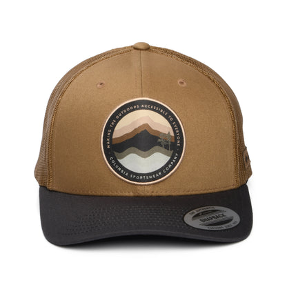 Columbia Circular Landscape Mesh Trucker Cap - Wüstensand-Anthrazit