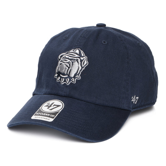 47 Brand Georgetown Hoyas Baseball Cap NCAA Clean Up - Marineblau
