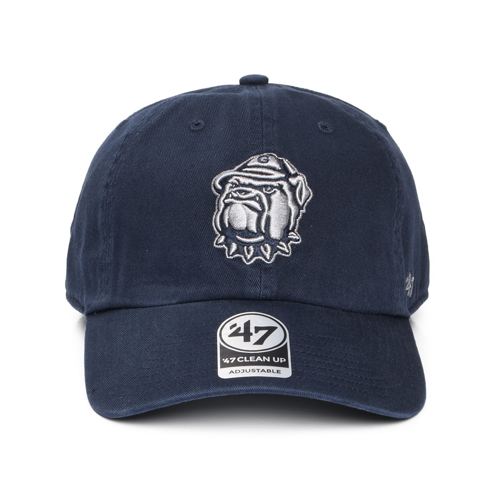 47 Brand Georgetown Hoyas Baseball Cap NCAA Clean Up - Marineblau