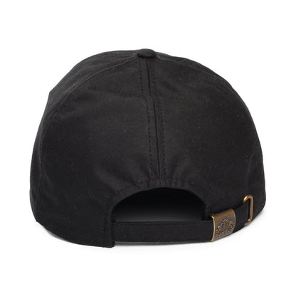 Failsworth Baseball Cap aus British Waxed Cotton - Schwarz