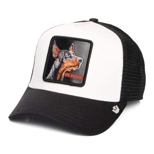 Goorin Beware Trucker Cap - Weiß-Schwarz