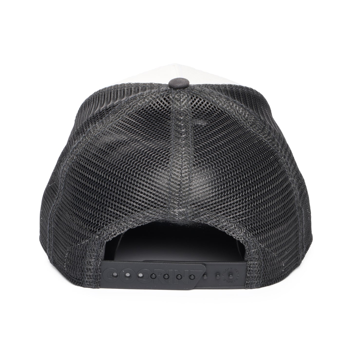 Goorin Bulletproof Trucker Cap - Weiß-Grau