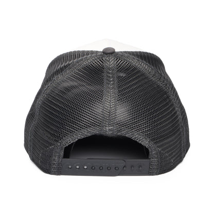 Goorin Bulletproof Trucker Cap - Weiß-Grau