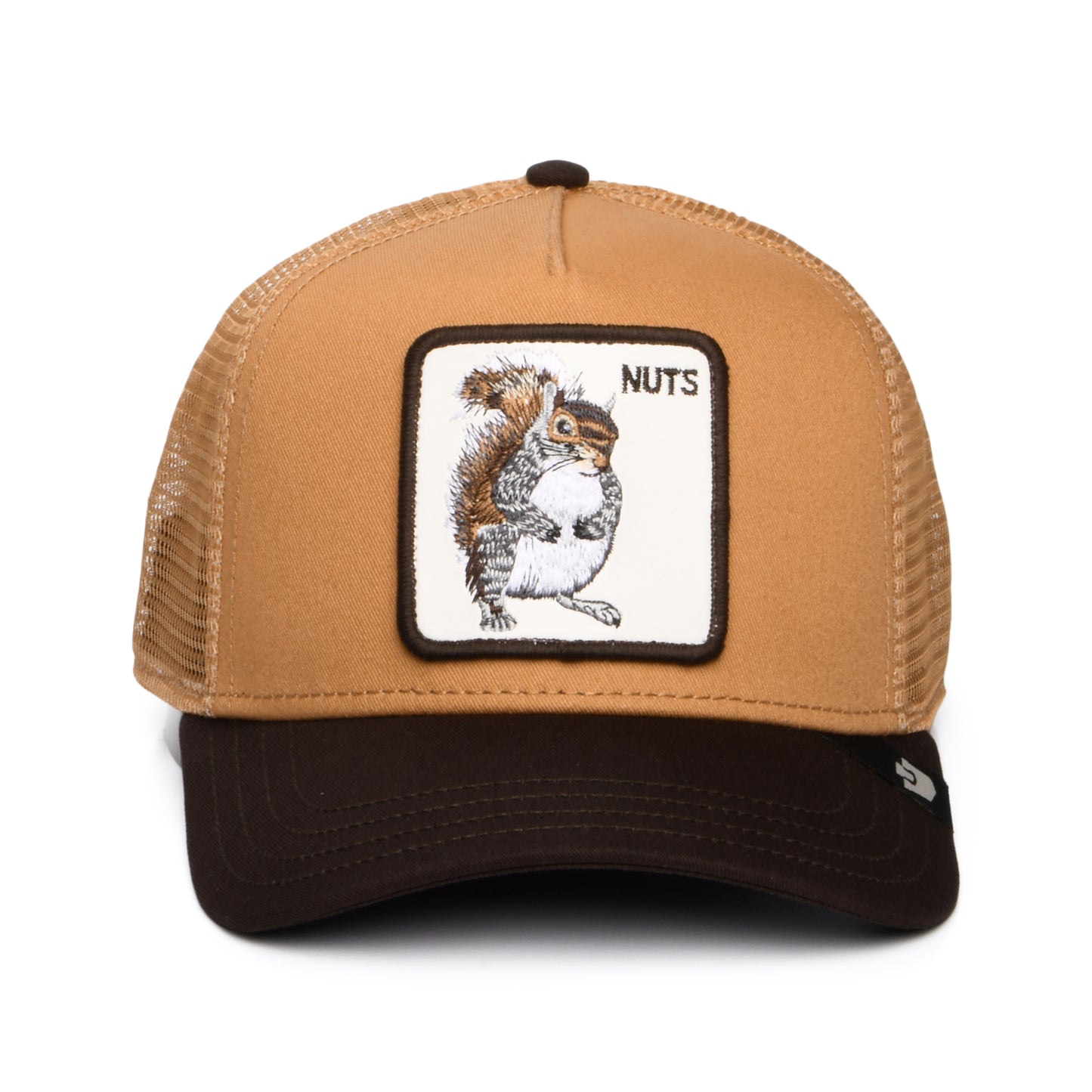 Goorin Nuts Trucker Cap - Hellbraun-Braun