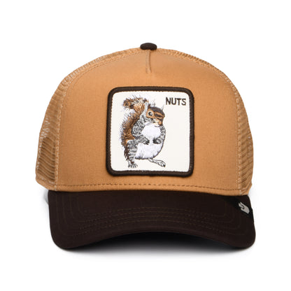 Goorin Nuts Trucker Cap - Hellbraun-Braun