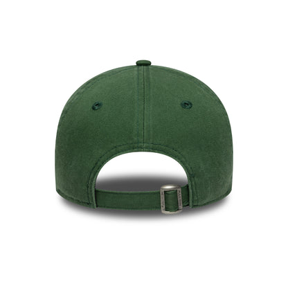 New Era 9TWENTY L.A. Dodgers Baseball Cap - MLB Washed Script - Grün-Marineblau