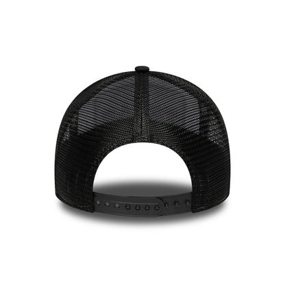 New Era A-Frame Austin Trucker Cap - Location Patch - Weiß-Schwarz