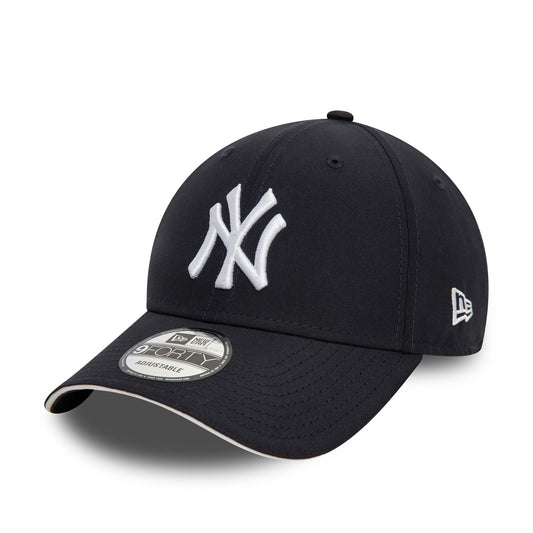 New Era 9FORTY New York Yankees Baseball Cap - MLB Microfibre - Marineblau-Weiß