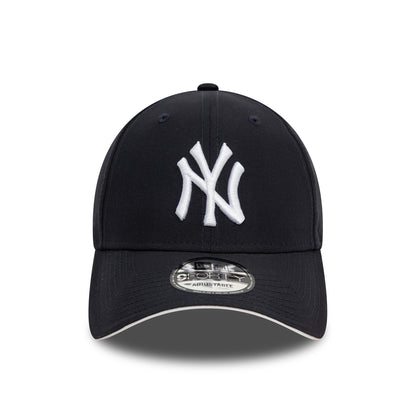 New Era 9FORTY New York Yankees Baseball Cap - MLB Microfibre - Marineblau-Weiß