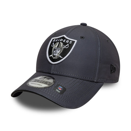 New Era 9FORTY Las Vegas Raiders Baseball Cap - NFL Microfibre - Anthrazit-Schwarz