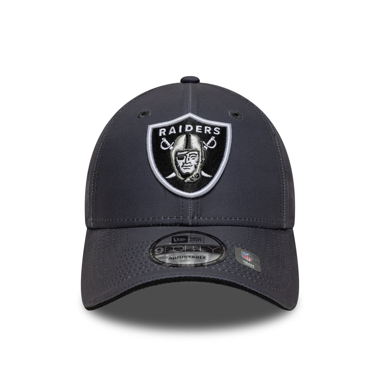 New Era 9FORTY Las Vegas Raiders Baseball Cap - NFL Microfibre - Anthrazit-Schwarz