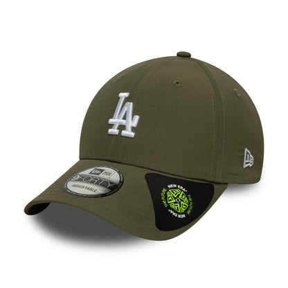 New Era 9FORTY L.A. Dodgers Baseball Cap - MLB Recycled Midi - Olivgrün-Weiß